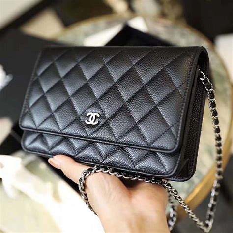 chanel wallet with chain|Chanel wallet on chain classic.